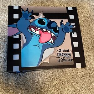 Stitch Crashes Disney Pins- full set and book